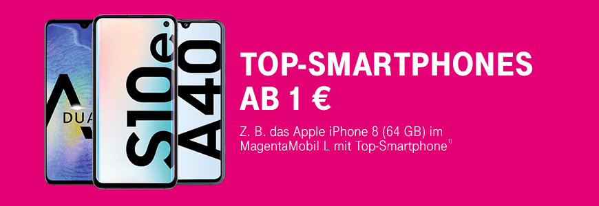 Groe Auswahl an Top-Smartphones ab 1 Euro