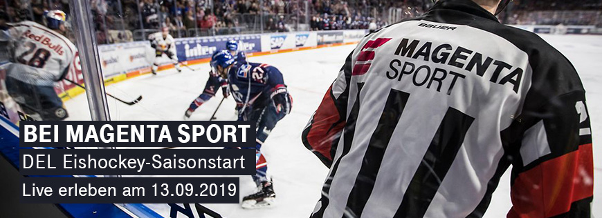 MagentaSport - Deutschen Eishockey Liga Konferenz am 13.09.2019 kostenfrei für alle Fans