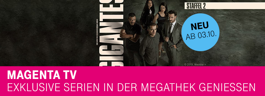 MagentaTV - Serienfans aufgepasst - Ab Oktober NEU in der Megathek