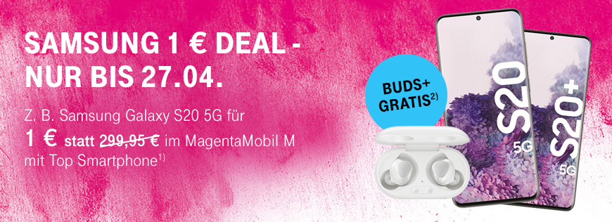 Samsung 1  Deal und Galaxy Buds+ sichern - Nur bis 27.04. 