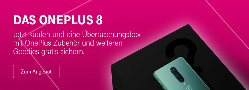 Jetzt OnePlus 8 kaufen und Überraschungsbox sichern