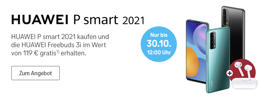 Tolle Gratiszugaben zum neuen HUAWEI P smart 2021