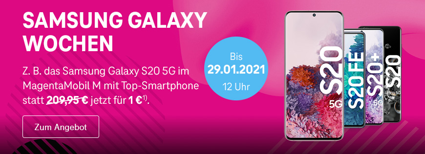 Samsung Galaxy Wochen - Smartphones ab 1 € - Aktion verlngert