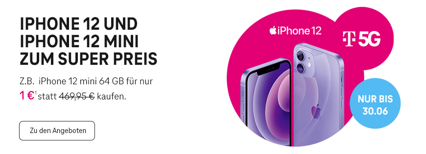 Nicht verpassen: iPhone 12 und iPhone 12 mini zum Sonderpreis