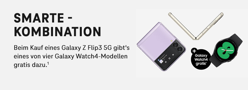 Smarte Kombination - Galaxy Z Flip3 + Galaxy Watch4