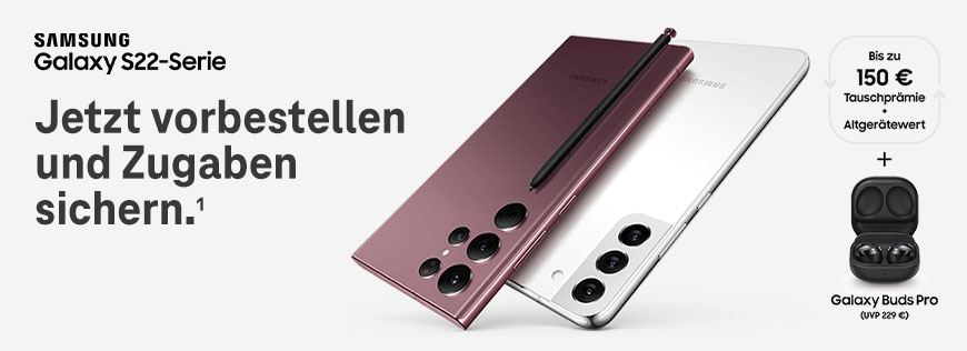 Samsung Galaxy S22-Serie – Neu im Telekom Profis Shop