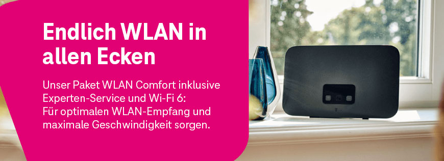 Die neuen WLAN Comfort Pakete: Jetzt bei Telekom Profis buchbar 