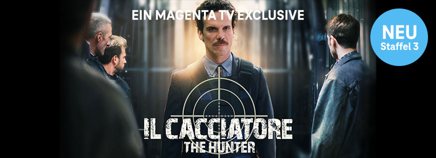 Die 3. Staffel exklusiv bei MagentaTV: Il Cacciatore – The Hunter 