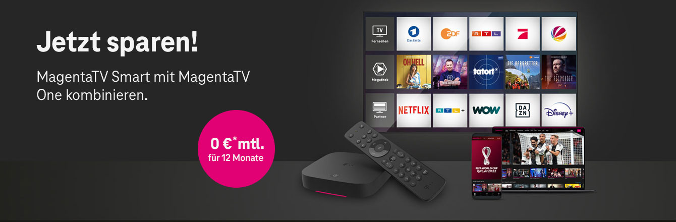 MagentaTV One: Jetzt 12 Monate fr 0 