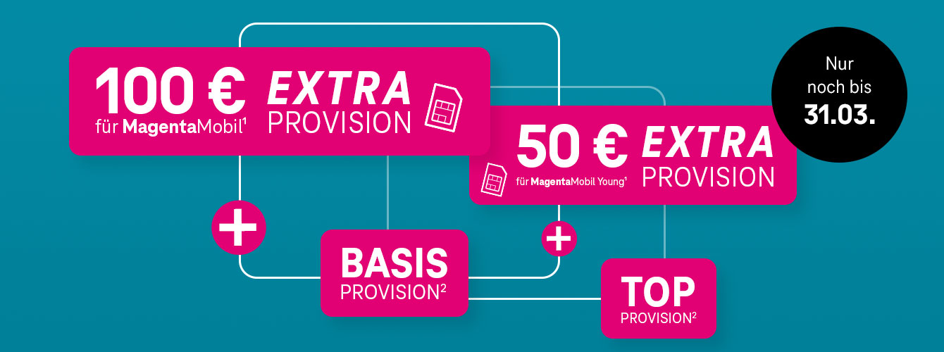 👉 💶 Bis 31.03.2023: 100 € oder 50 € Extra-Provision zusätzlich verdienen