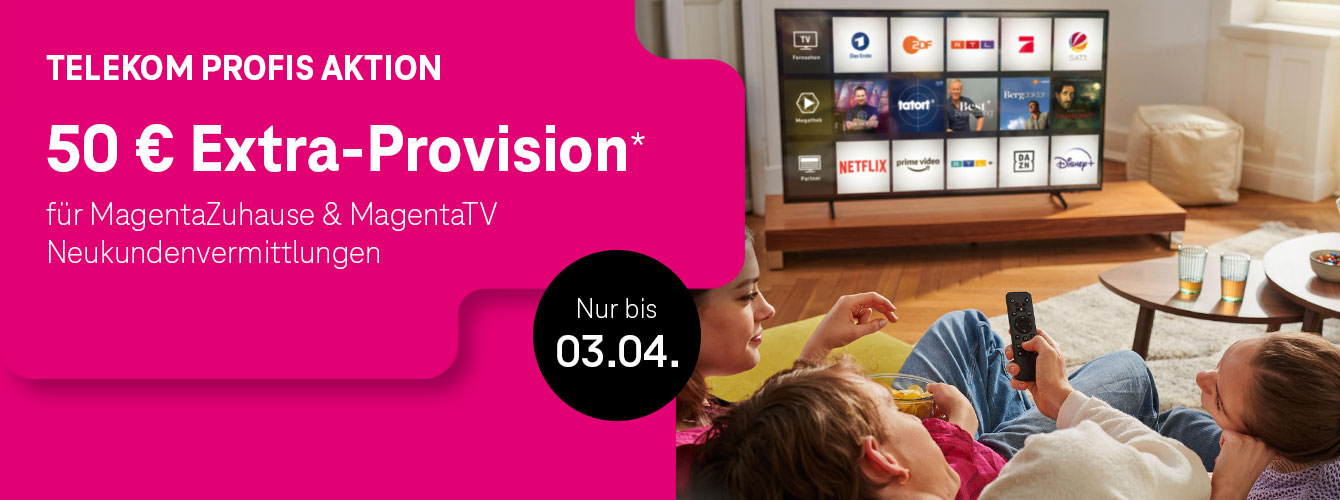 ⏳ 💰 Nur noch bis 03.04.  50  Extra-Provision sichern 