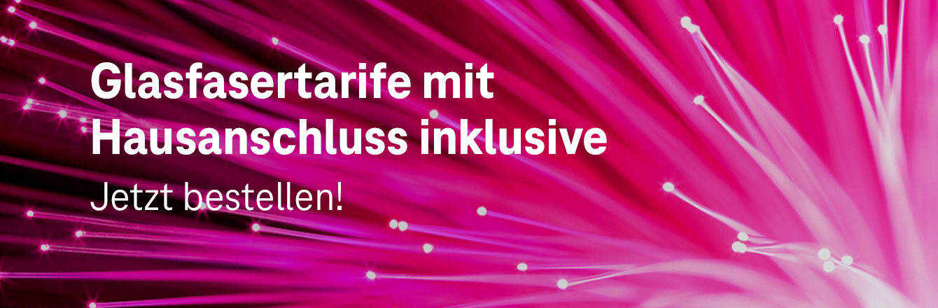 Glasfaser mit Hausanschluss inklusive vermitteln