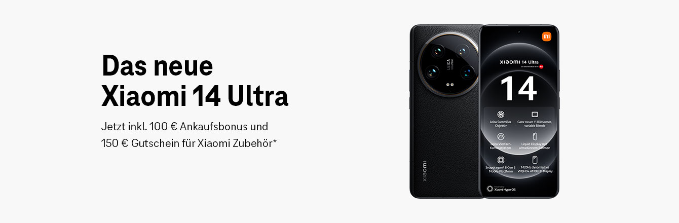 Das neue Xiaomi 14 - Jetzt kostenloses Professional Photography Kit und weitere Aktionsvorteile sichern