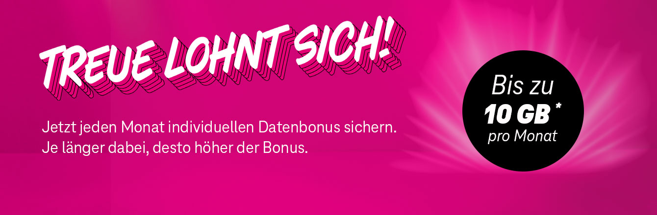 Datenbonus und Cashback fr MagentaMobil Kunden