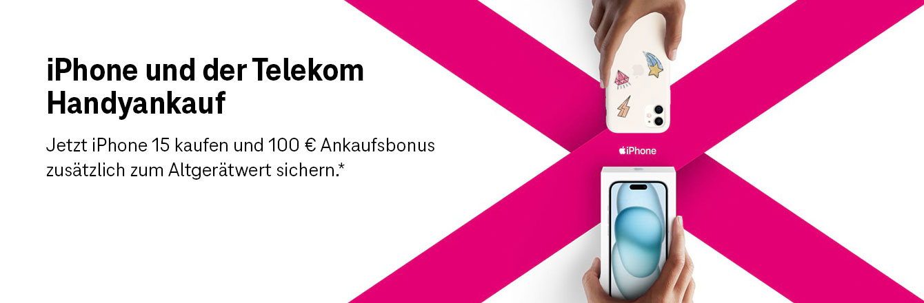 Apple iPhone Aktion: 100  Ankaufsbonus sichern! 