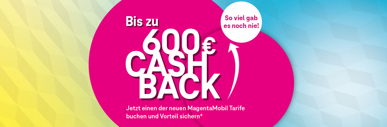 Angebot luft bald ab: Bis zu 600  Cashback