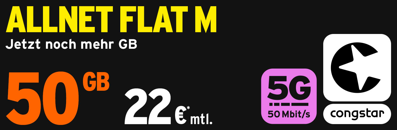 Bei den congstar Allnet Flats geht der Frhling los!