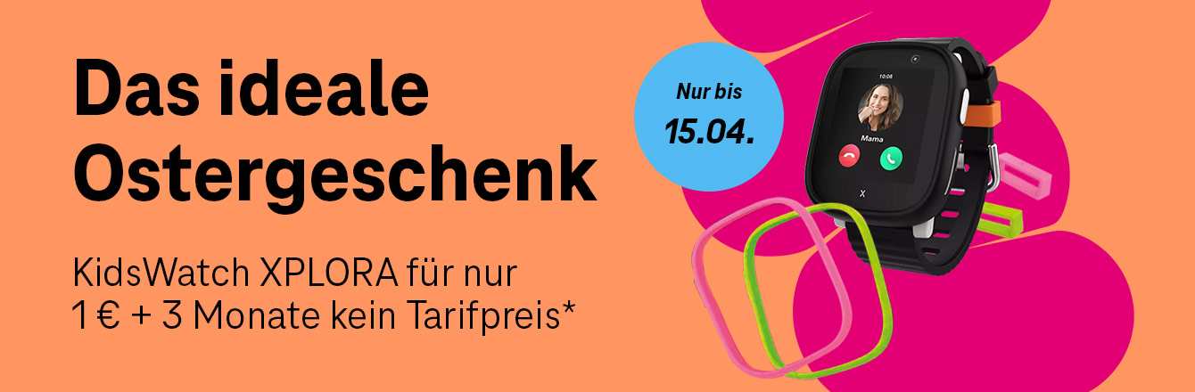 Osterangebot: Kids Watch XPLORA fr nur 1 
