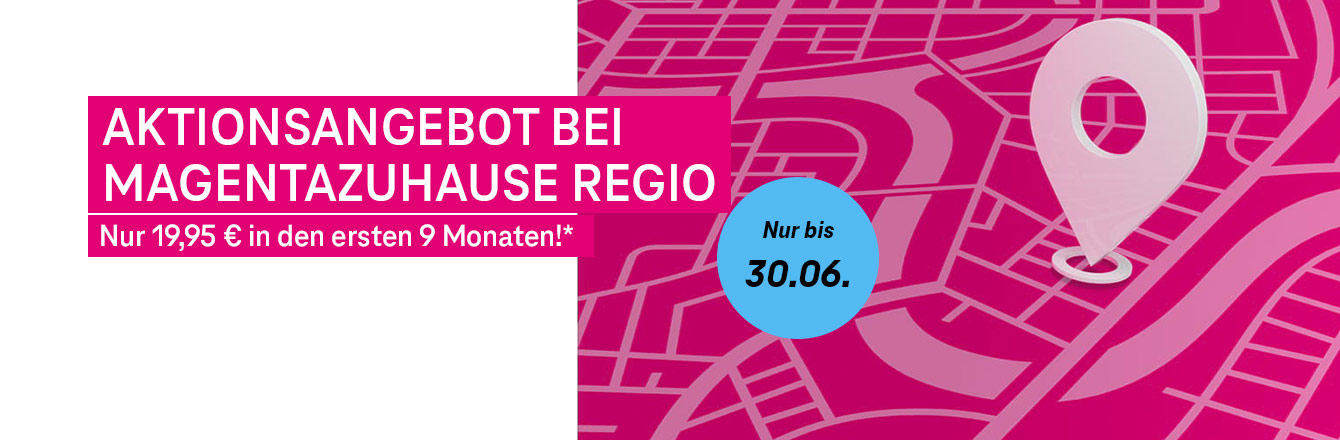 9 Monate sparen bei MagentaZuhause Regio