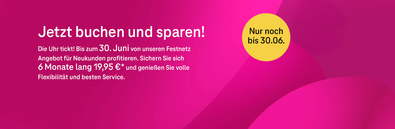 Nur bis 30.06.2025: Internet ab 19,95 /Monat  bis zu 200  Gesamtersparnis