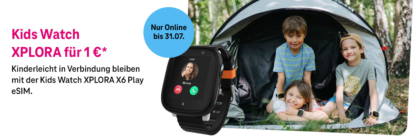 Verlngert: Die XPLORA X6 Play eSIM fr nur 1 