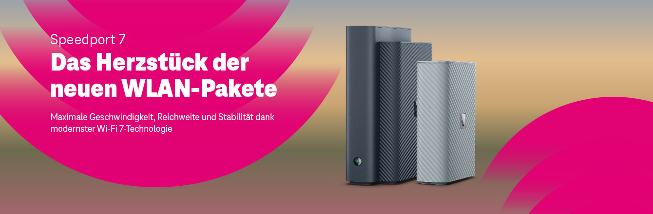 Neue WLAN-Pakete: Der leistungsstarke Speedport 7 Router ist da!<br />
