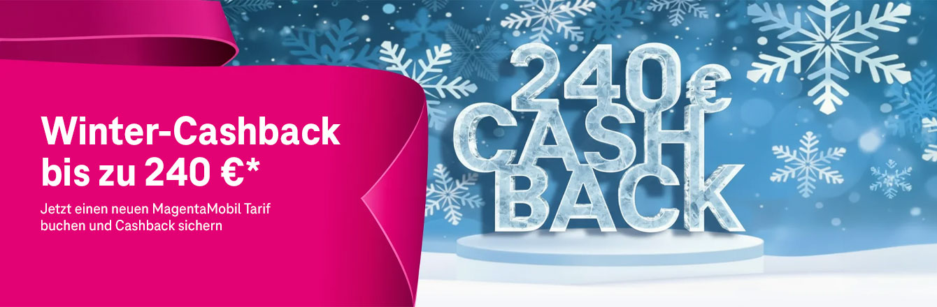 Winter-Cashback: Weiterhin bis zu 240  Vorteil sichern! 