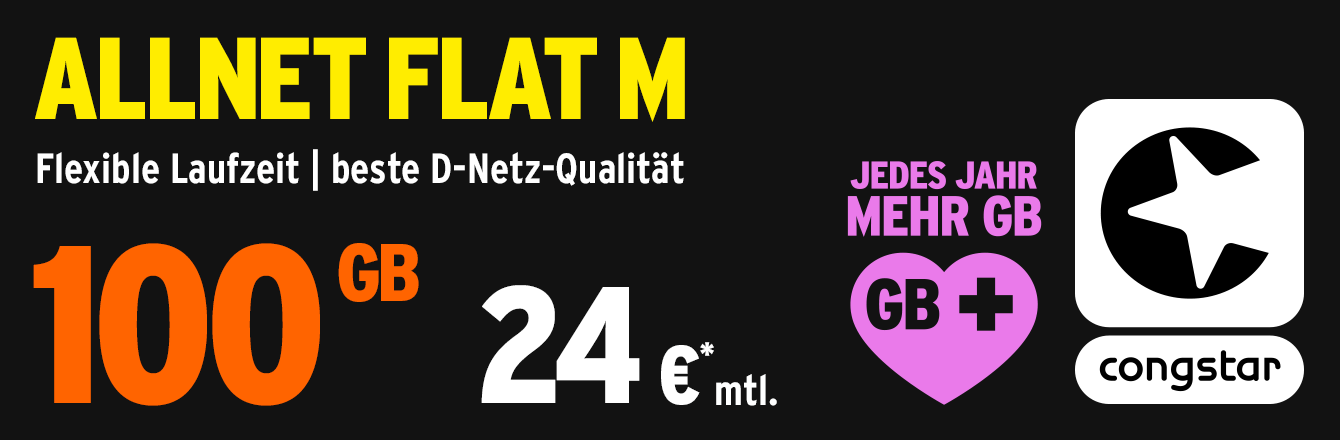 congstar Winteraktion: Allnet Flat Tarife f�r g�nstige Konditionen