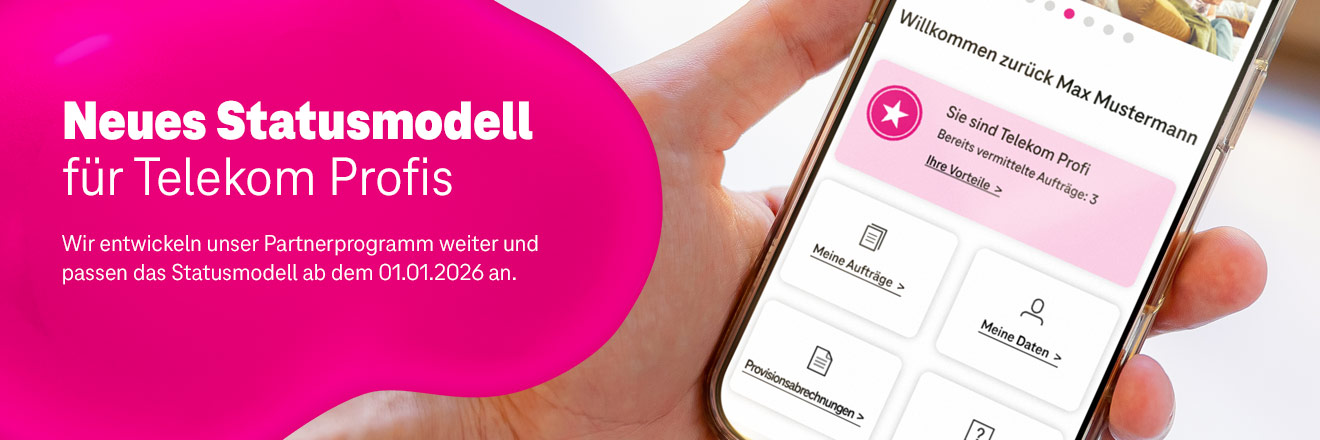Neues Statusmodell f�r Telekom Profis ab 2026