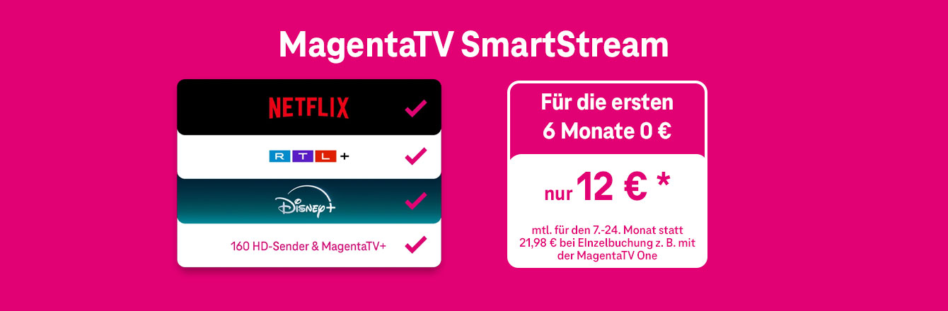 Verl�ngert: MagentaTV SmartStream Aktion