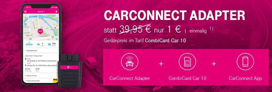 CarConnect Adapter für 1 Euro - Telekom Profis