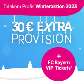 Telekom Profis Winteraktion – 30 € Extra-Provision